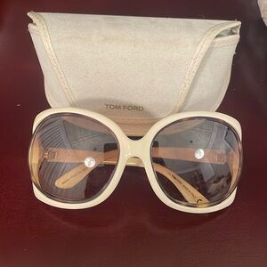 White Tom Ford sunglasses